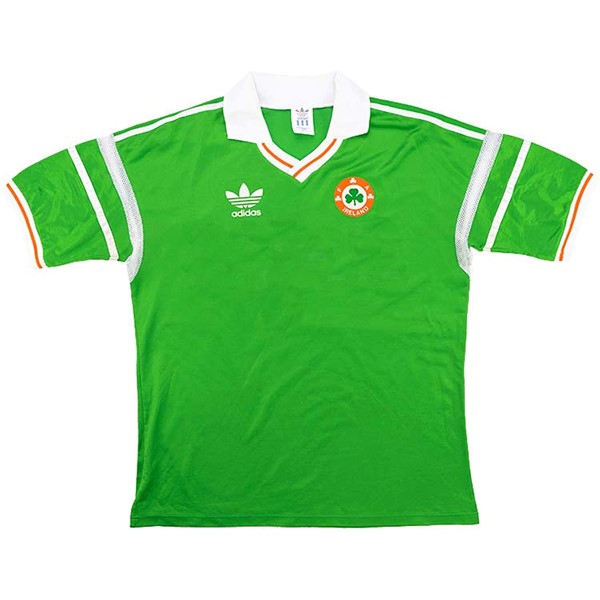 Maillot Football Irlanda Domicile Retro 1988 1990 Vert